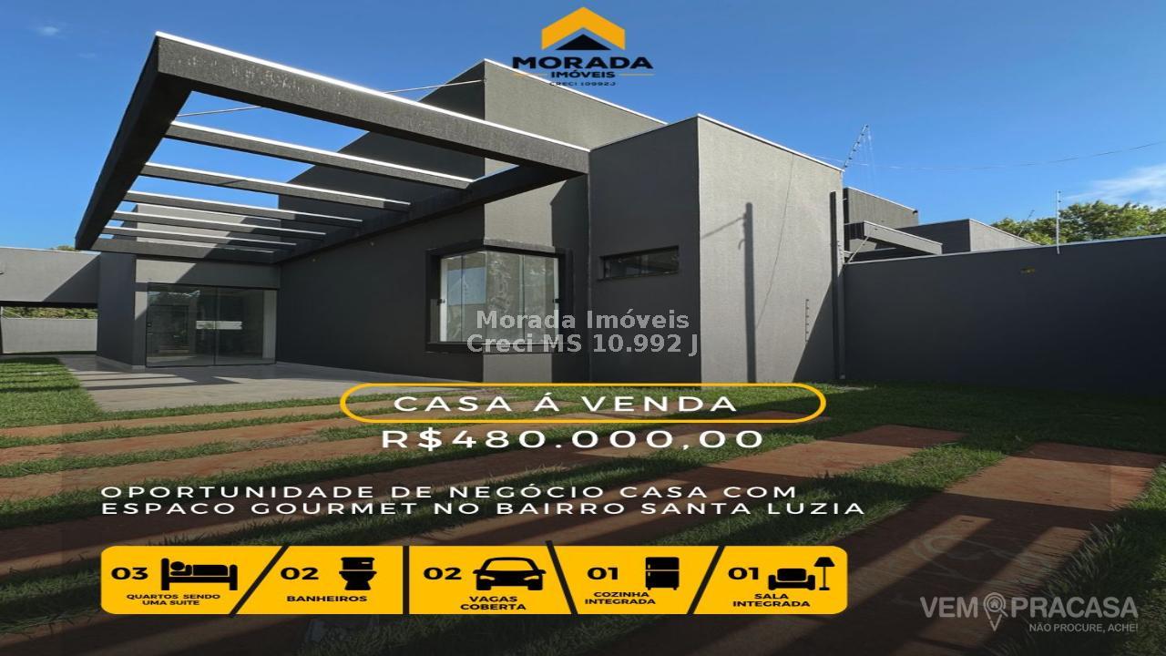 Casa Térrea à venda na Vila Santa Luzia, Campo Grande – foto 1