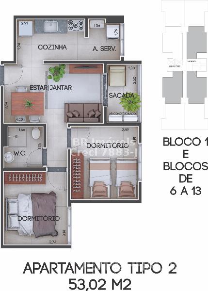 Apartamento para lançamento na Vila Planalto, Campo Grande – foto 9