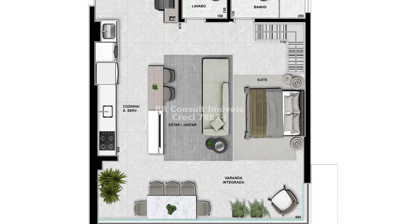 Apartamento para lançamento no Jardim dos Estados, Campo Grande – foto 22