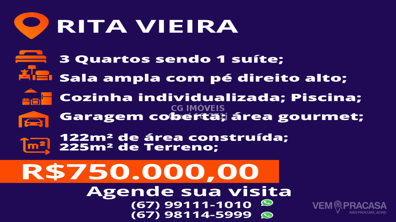 Casa Térrea à venda no Parque Residencial Rita Vieira, Campo Grande – foto 15