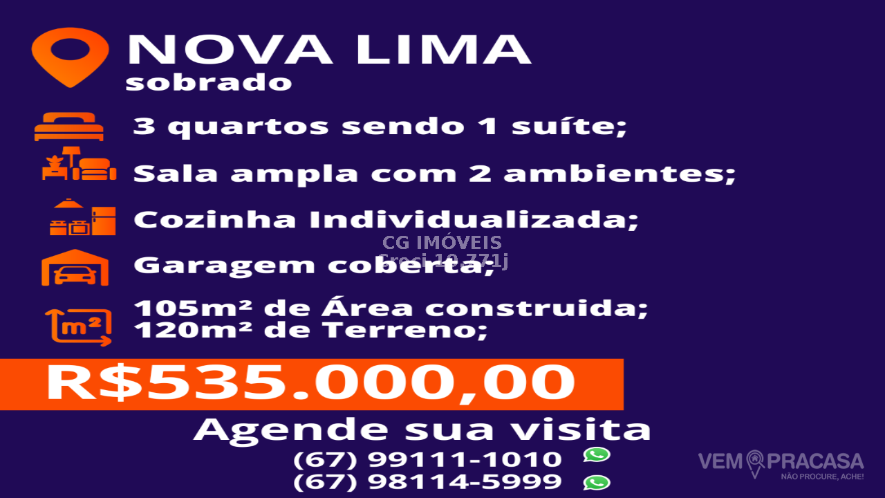 Casa Térrea à venda no Nova Lima, Campo Grande – foto 15