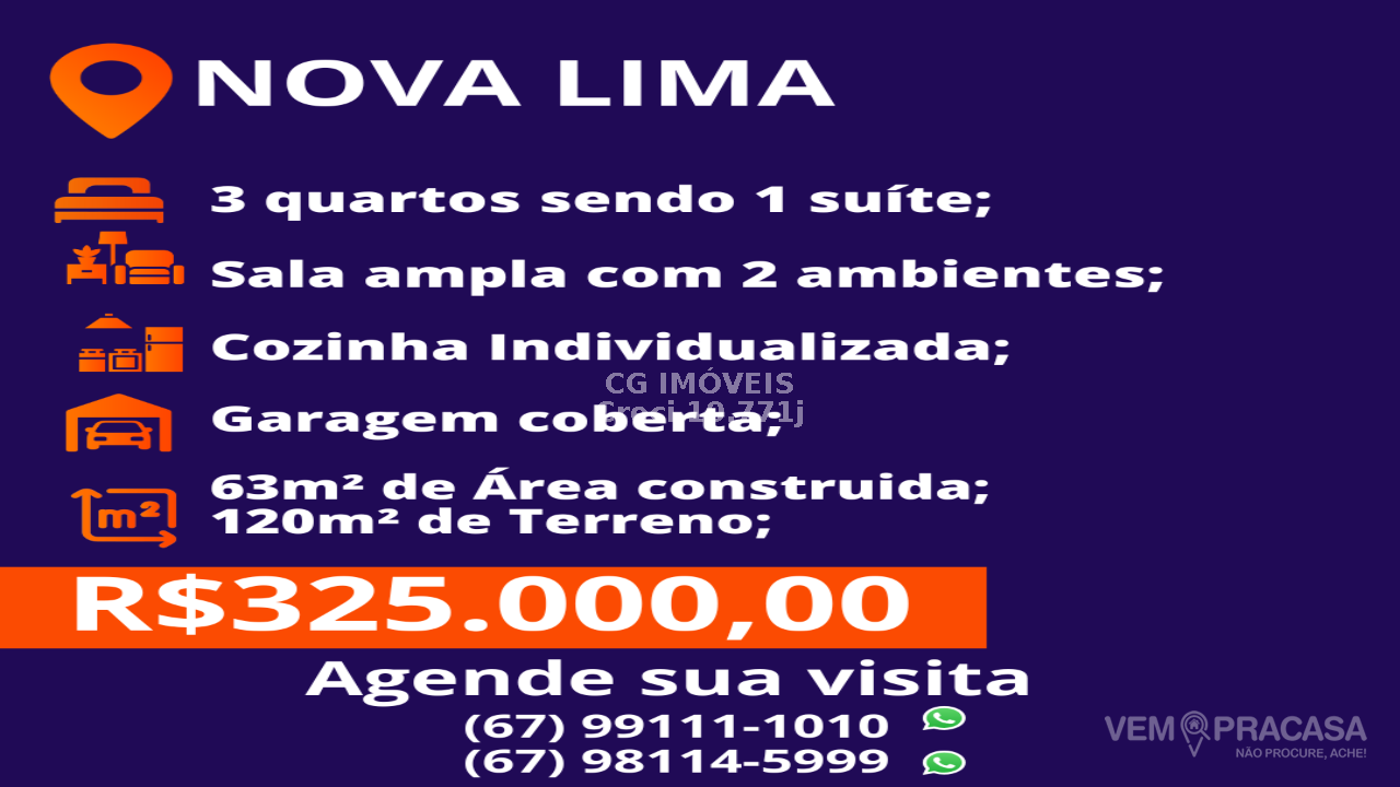 Casa Térrea à venda no Nova Lima, Campo Grande – foto 12
