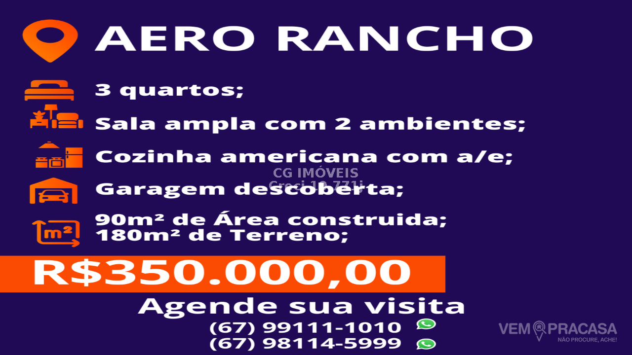 Casa Térrea à venda no Jardim Aero Rancho, Campo Grande – foto 14