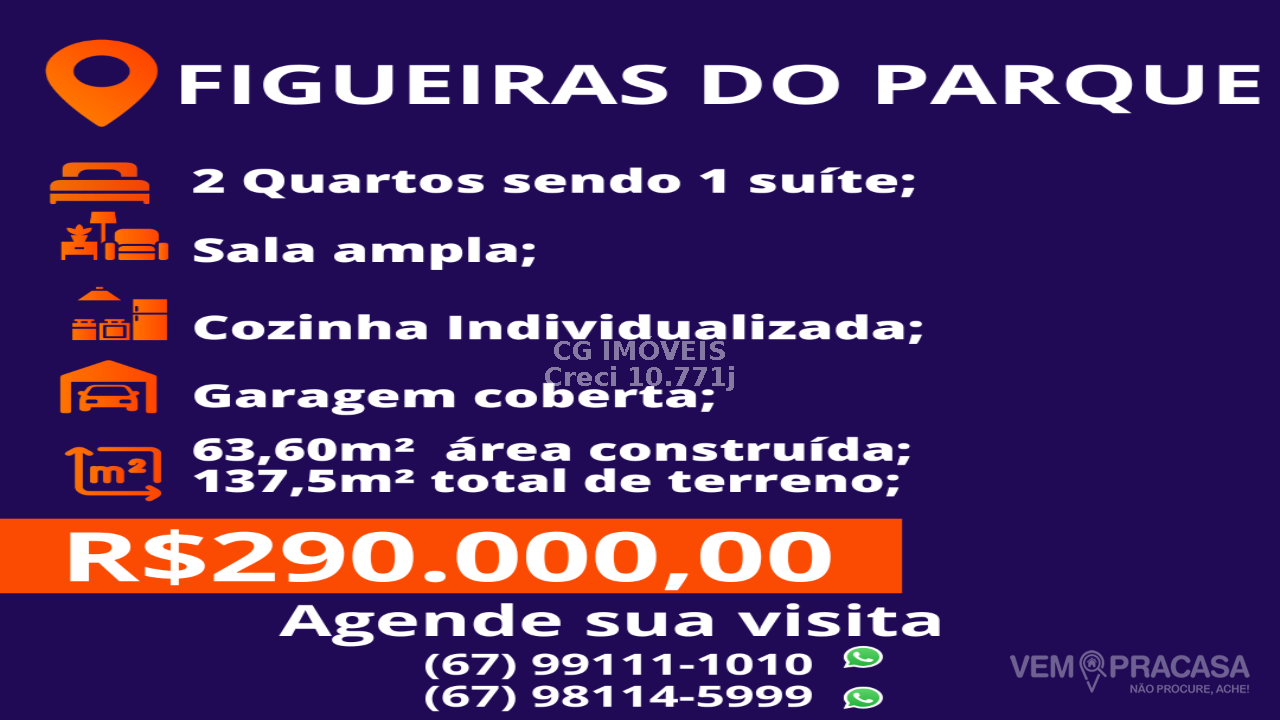 Casa Térrea à venda no Residencial Figueiras do Parque, Campo Grande – foto 11