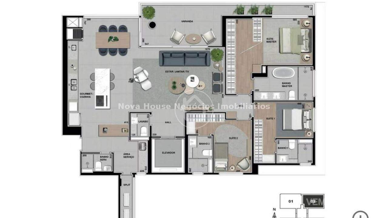 Apartamento à venda na Chácara Cachoeira, Campo Grande – foto 8